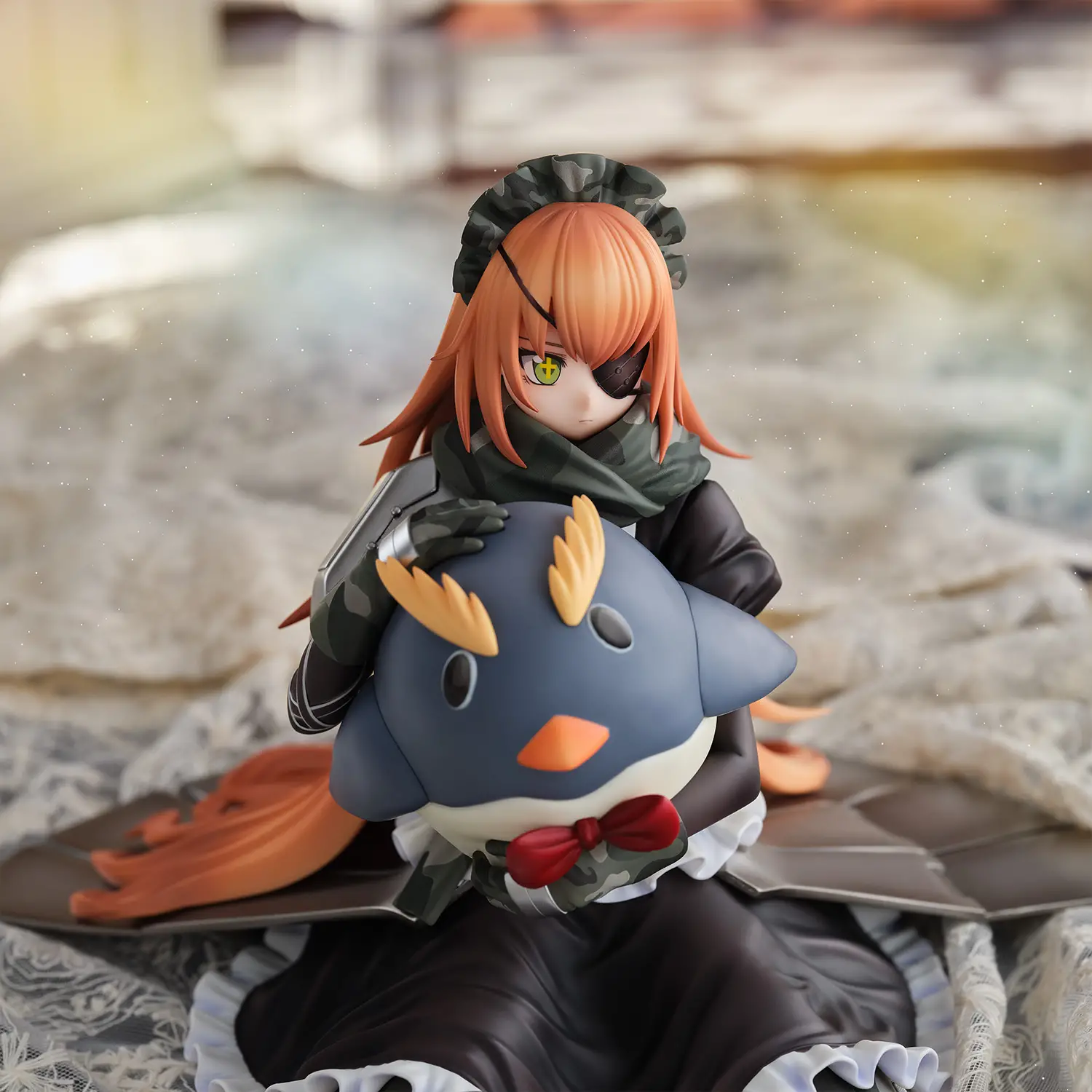 Figurine CZ2128 Delta d'Overlord par Union Creative, échelle 1/6, tenue de combat-maid avec peluche